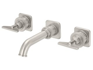 Steampunk Bay Vessel Lavatory Faucet Trim Only - Blade Handle — image 1